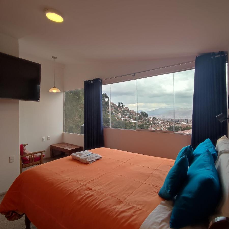 Bed and Breakfast Casa Sapantiana Con Vista Al Bosque, Cerca A Sacsayhuaman Cusco Exterior foto